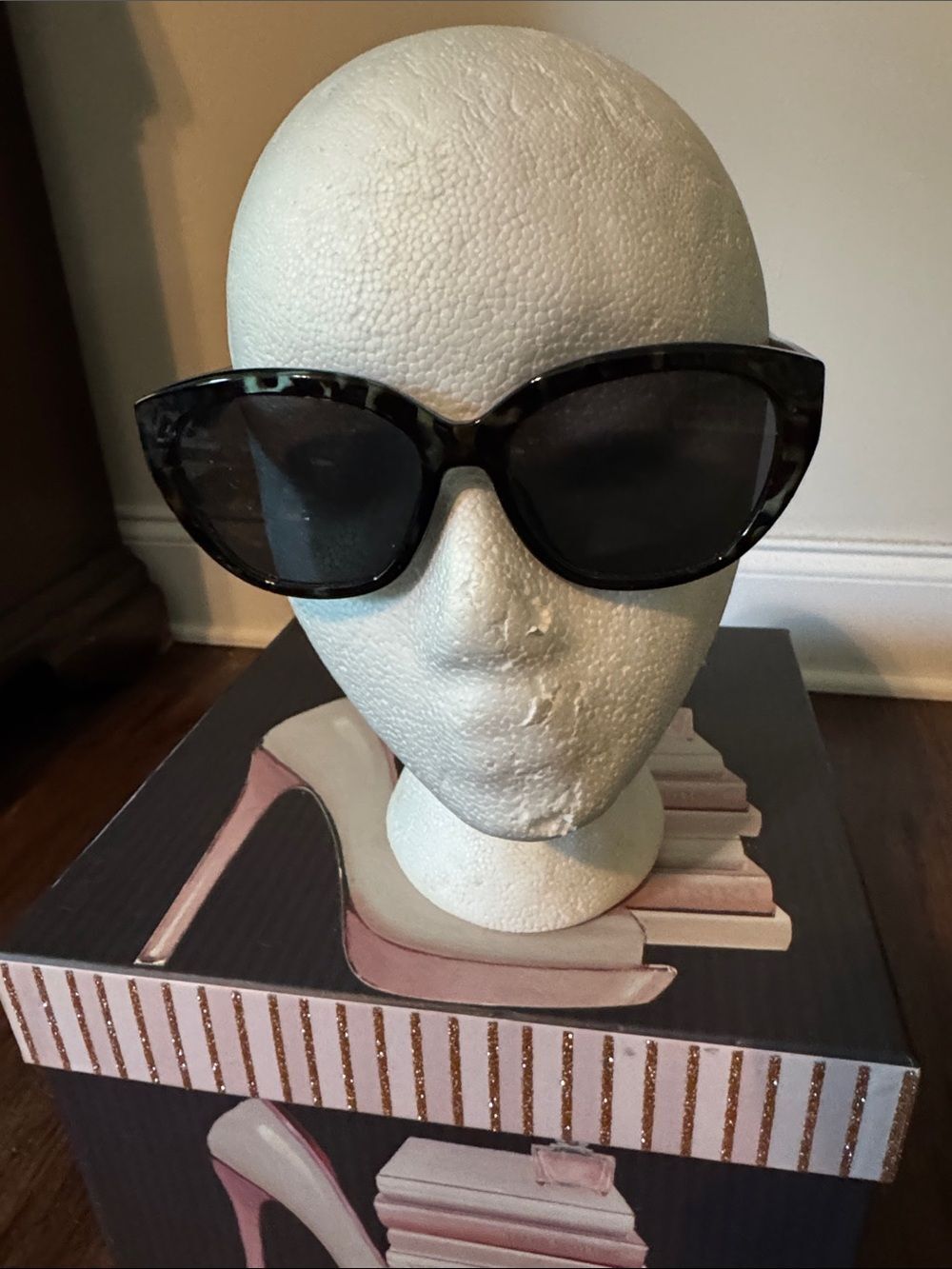 Nine West Black Tortoiseshell Cat-Eye Sunglasses